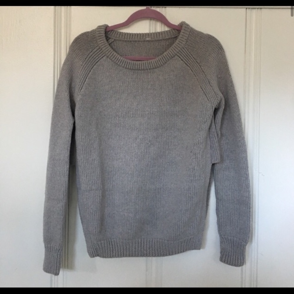 LULULEMON cable knit sweater